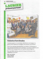 La Galerie dans Laurier, le journal