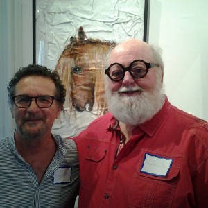 Artiste Richard Lambert et poète Pierre Poulin-Piel