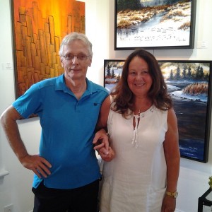 Richard Paquette et Sylvia Audet, artistes exposants