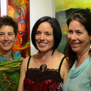 Artiste Pixels (Nancy Létourneau) avec amies